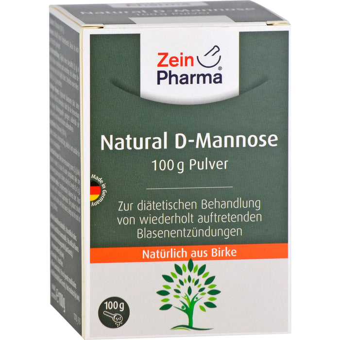 ZeinPharma Natural D-Mannose Pulver, 100 g Pulver