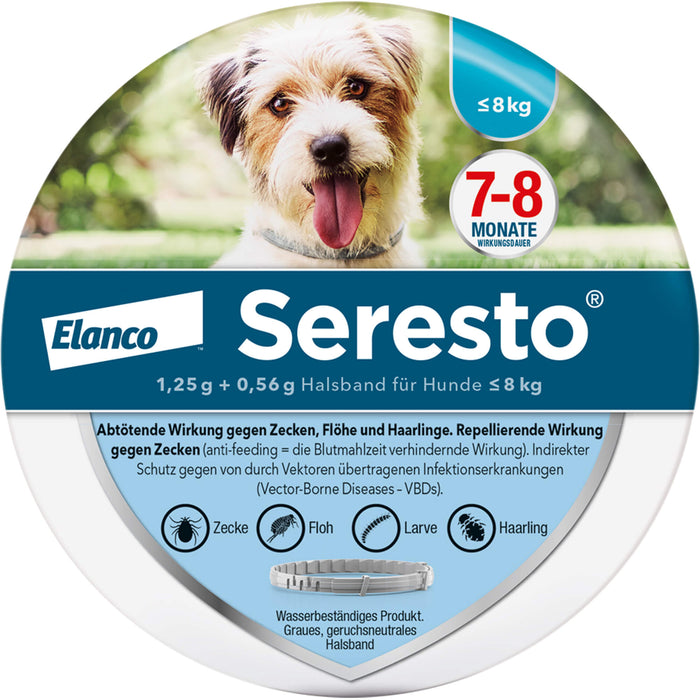 seresto Halsband für kleine Hunde ≤ 8 kg, 1 St. Halsband