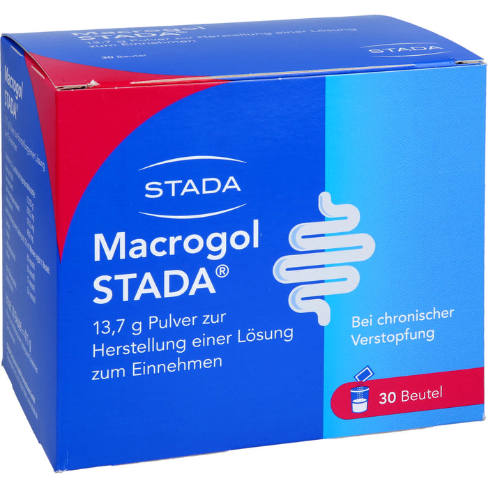 Macrogol STADA Pulver bei Verstopfungen, 30 St. Beutel