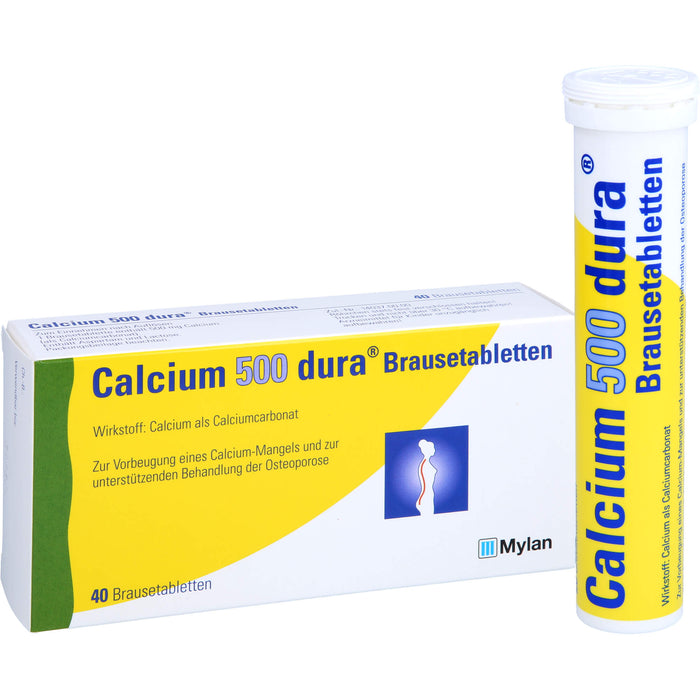 Calcium 500 dura Brausetabletten, 40 St BTA