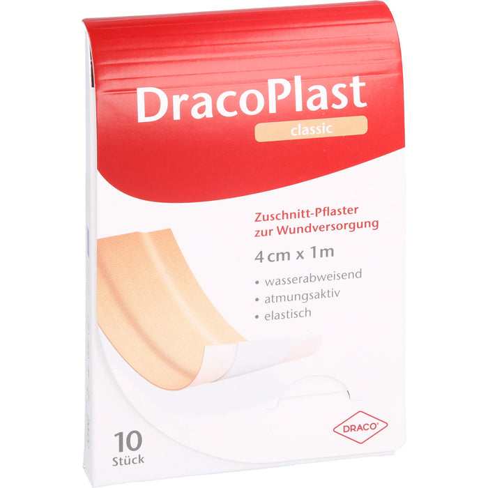 DracoPlast Classic Pflaster 1 m x 4 cm, 1 St. Pflaster