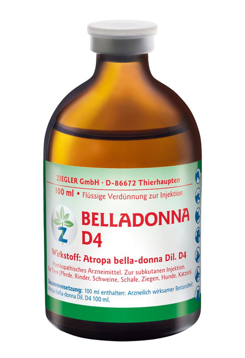 ZIEGLER Belladonna D 4 Dilution, 100 ml Lösung