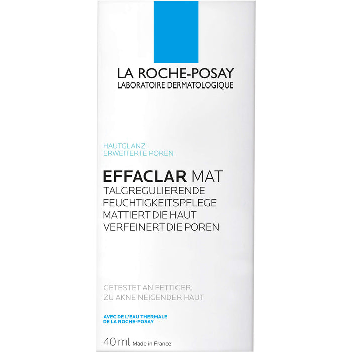 LA ROCHE-POSAY Effaclar Mat talgregulierende Feuchtigkeitspflege Creme, 40 ml Creme