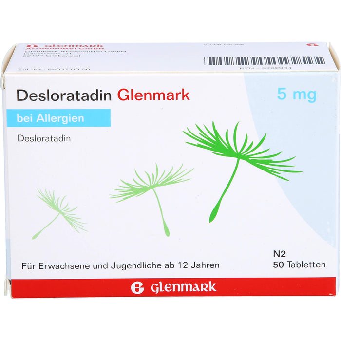 Desloratadin Glenmark 5 mg Tabletten, 50 St TAB