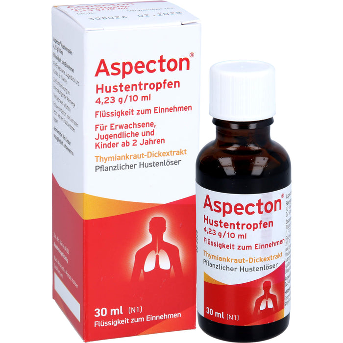 Aspecton Hustentropfen pflanzlicher Hustenlöser, 30 ml Lösung