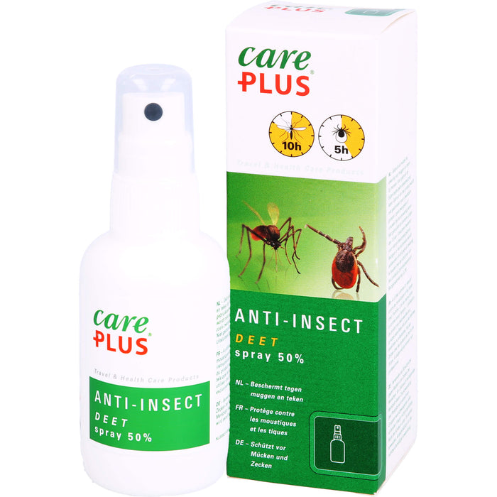 care PLUS Anti-Insect Deet Spray 50 %, 60 ml Lösung