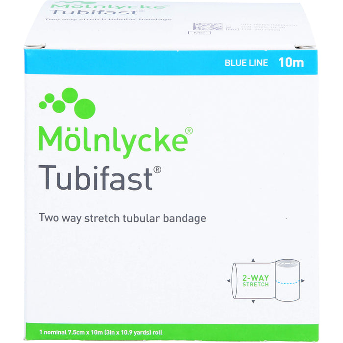 Mölnlycke Tubifast 2-Way Stretch Bandage 7,5 cm x 10 m, 1 St. Binde