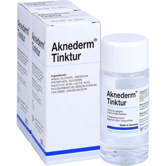 Aknederm Tinktur gegen Hautunreinheiten, 100 ml Solution