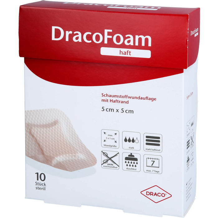 DracoFoam haft Schaumstoffverband, 10 St VER