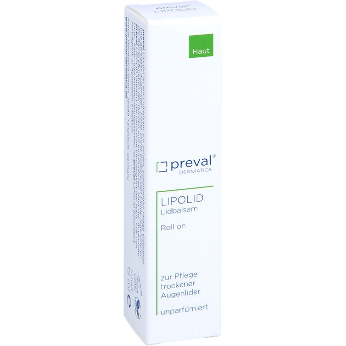 Preval Lipolid Lidbalsam Roll-On, 15 ml Creme