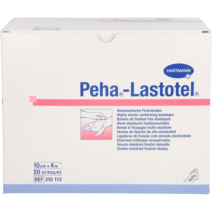 Peha-Lastotel Binde 10cmx4m, 20 St. Packung