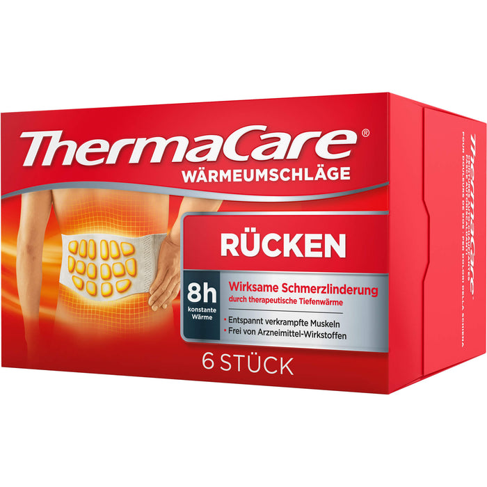 ThermaCare Wärmeumschläge bei Rückenschmerzen, 6 St. Pflaster