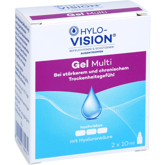 HYLO-VISION Gel Multi Augentropfen, 20 ml Lösung