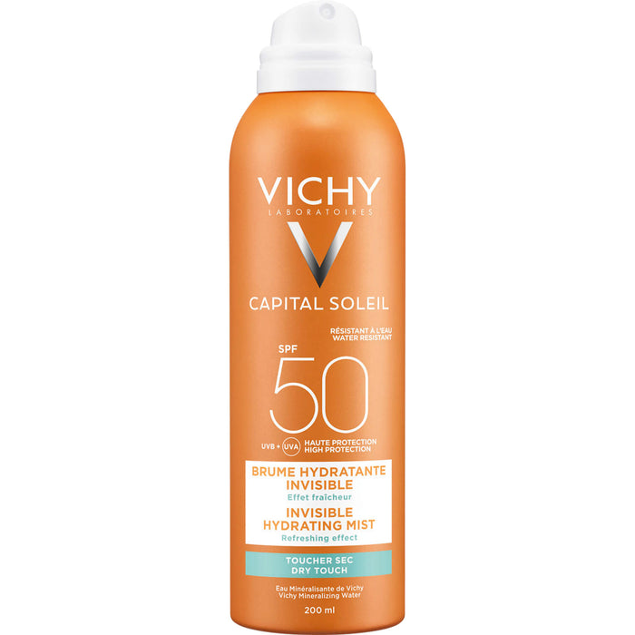 VICHY Idéal Soleil Transparentes Sonnenspray LSF 50, 200 ml Lösung