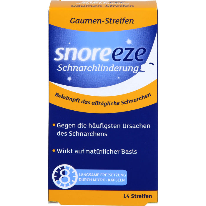 snoreeze Schnarchlinderung Gaumen-Streifen, 14 St. Streifen