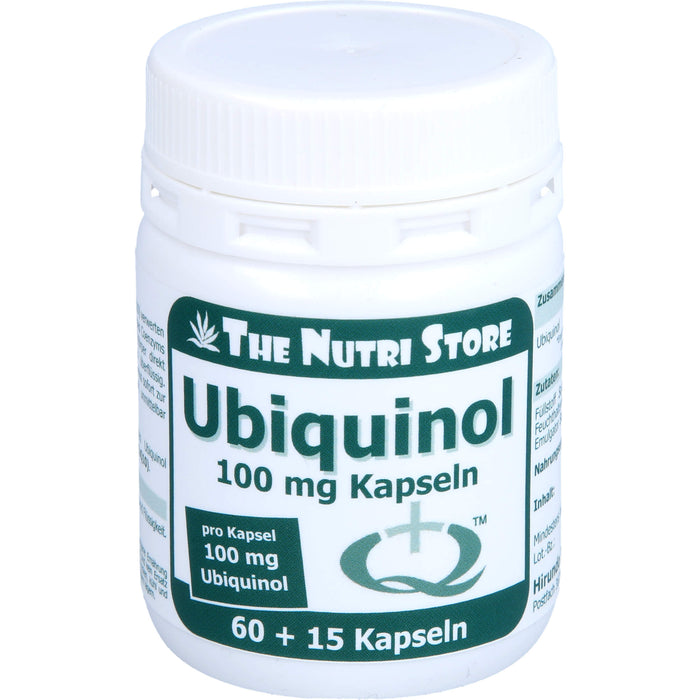 THE NUTRI STORE Ubiquinol 100 mg Kapseln, 60 St. Kapseln