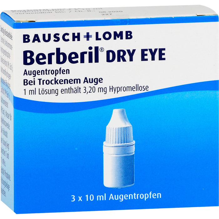 Berberil Dry Eye Augentropfen bei trockenem Auge, 30 ml Lösung