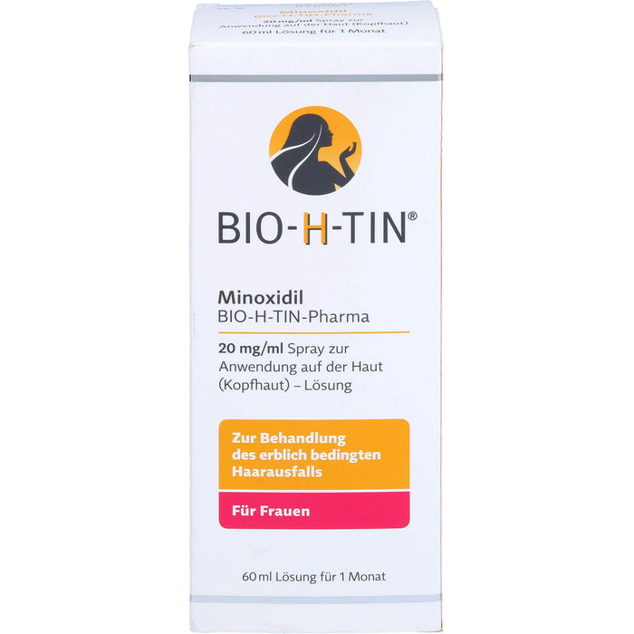 BIO-H-TIN Minoxidil Spray, 60 ml Lösung