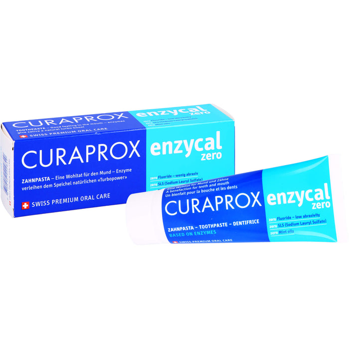 Curaprox enzycal zero Zahnpasta, 75 ml Zahncreme