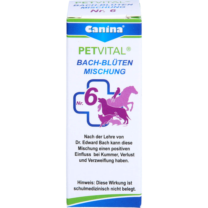 PETVITAL Bachblüten Nr. 6 vet, 10 g GLO