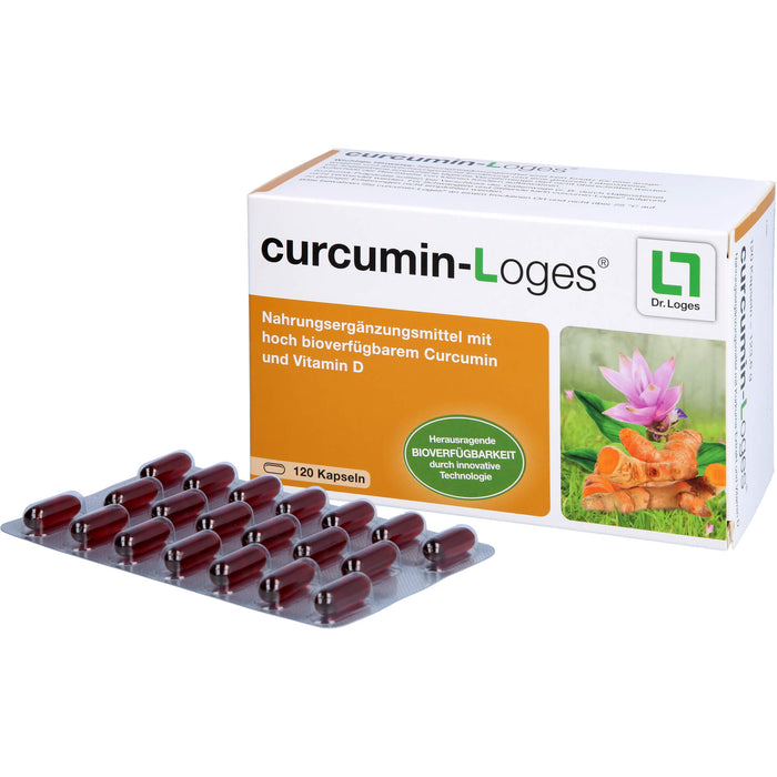 curcumin-Loges Kapseln, 120 St., 120 St. Kapseln