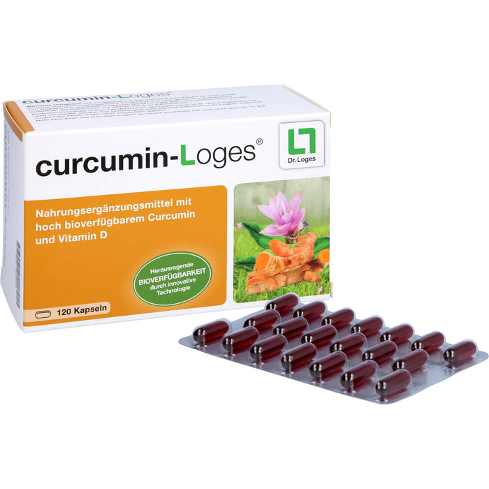 curcumin-Loges Kapseln, 120 St., 120 St. Kapseln