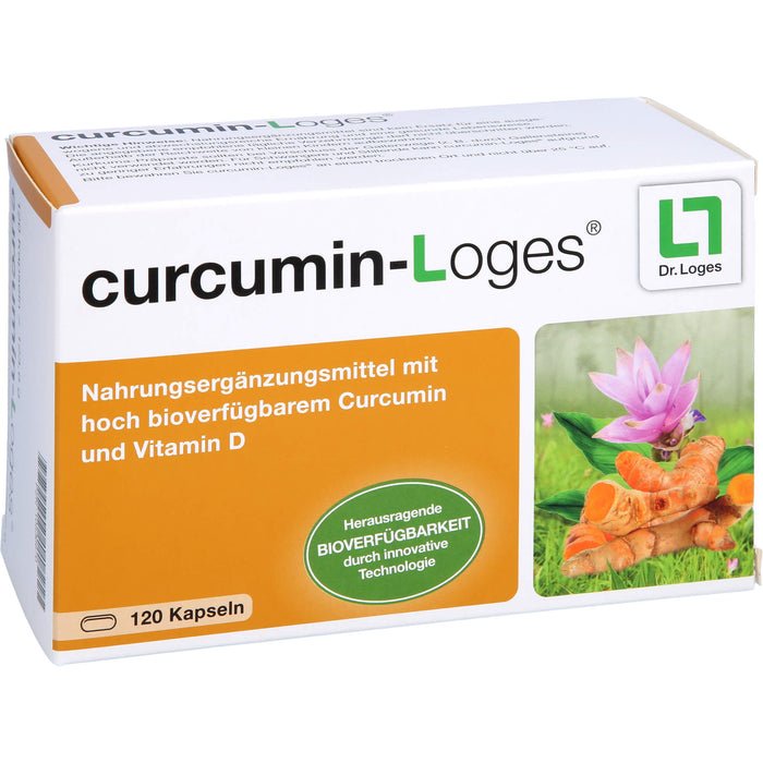 curcumin-Loges Kapseln, 120 St., 120 St. Kapseln