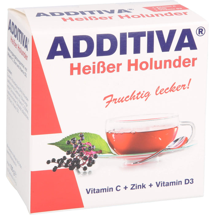 ADDITIVA Heißer Holunder Sachets, 10 St. Beutel