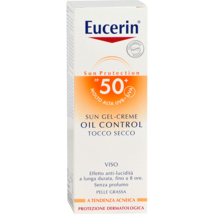 Eucerin Oil Control Face Sun Gel-Creme LSF 50+, 50 ml Creme