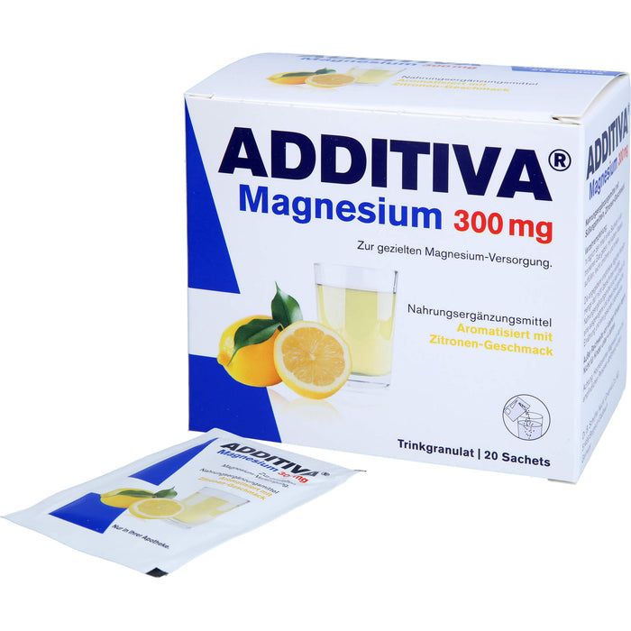 ADDITIVA Magnesium 300 mg Sachets, 20 St. Beutel