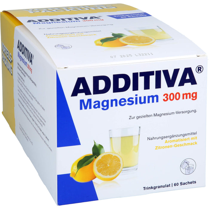 ADDITIVA Magnesium 300 mg Sachets, 60 St. Beutel