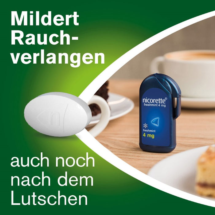 nicorette Lutschtabletten 4 mg Nicotin zuckerfrei, 80 St. Tabletten