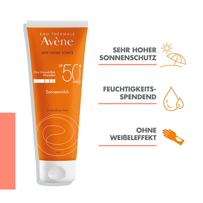 Avène Sonnenmilch SPF 50+, 250 ml Creme