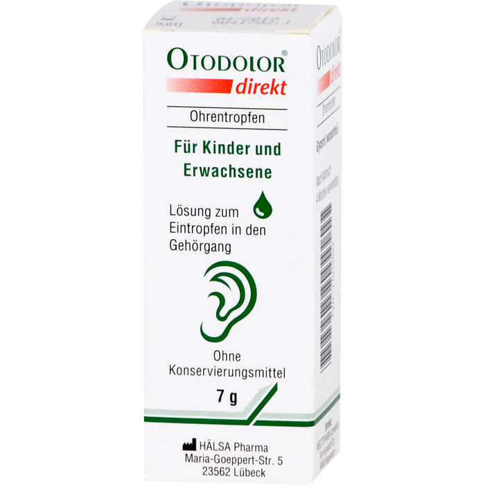 OTODOLOR direkt Ohrentropfen, 7 g Lösung