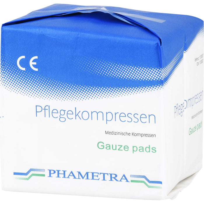 Pflegekompressen 10x10cm 4fach unsteril, 100 St. Kompressen