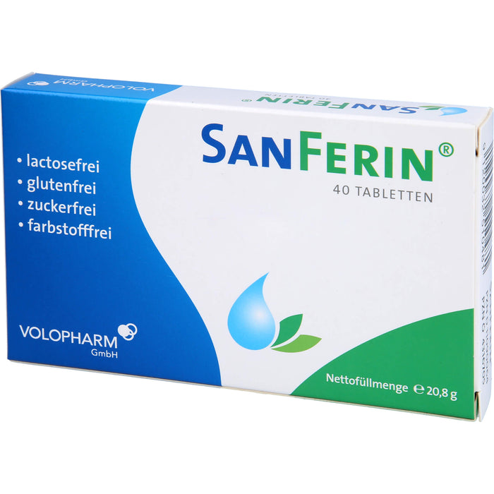 SanFerin Tabletten  stärkt auf natürliche Weise das Immunsystem und unterstützt bei der Abwehr von Bakterien, Viren und Pilzen, 40 St. Tabletten