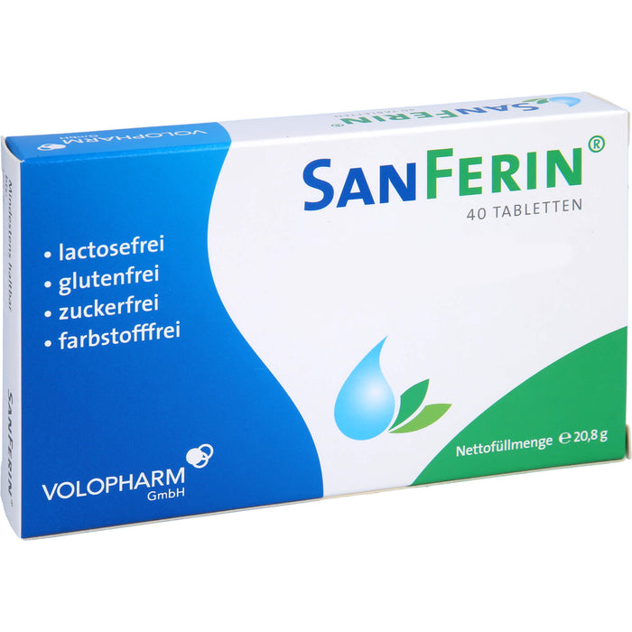 SanFerin Tabletten  stärkt auf natürliche Weise das Immunsystem und unterstützt bei der Abwehr von Bakterien, Viren und Pilzen, 40 St. Tabletten