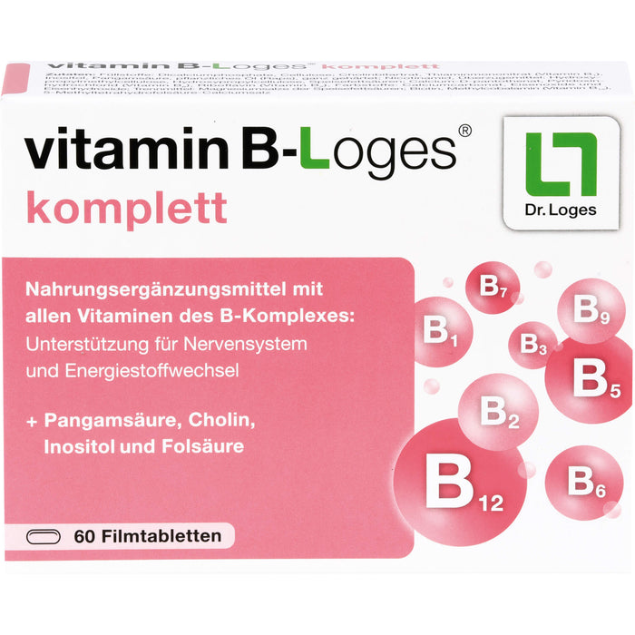 vitamin B-Loges komplett Filmtabletten, 60 St., 60 St. Tabletten