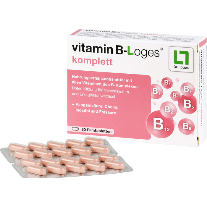 vitamin B-Loges komplett Filmtabletten, 60 St., 60 St. Tabletten