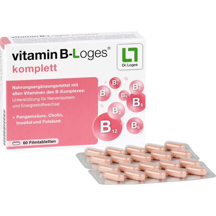 vitamin B-Loges komplett Filmtabletten, 60 St., 60 St. Tabletten