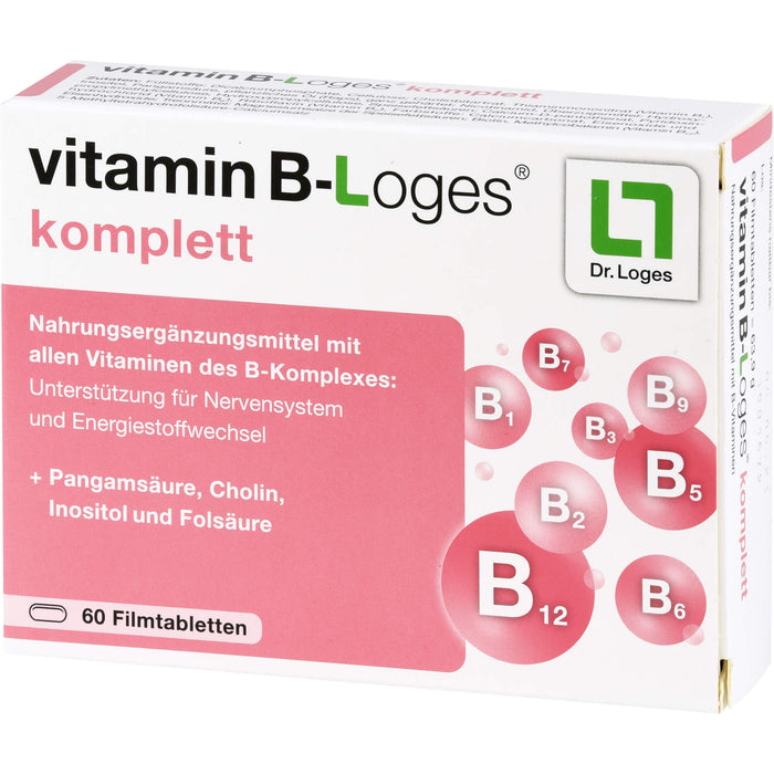 vitamin B-Loges komplett Filmtabletten, 60 St., 60 St. Tabletten