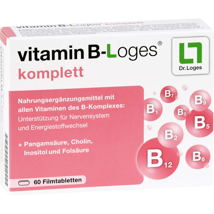 vitamin B-Loges komplett Filmtabletten, 60 St., 60 St. Tabletten