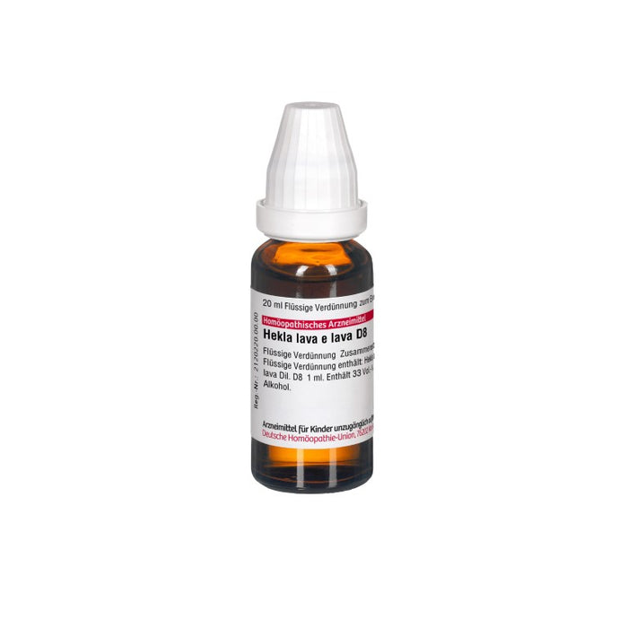 Hekla lava e lava D8 DHU Dilution, 20 ml Lösung