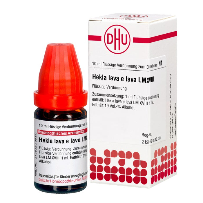 Hekla lava e lava LM XVIII DHU Dilution, 10 ml Lösung