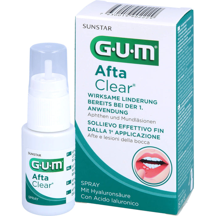 GUM Afta Clear Spray, 15 ml Lösung