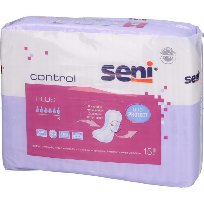 Seni Control Plus Inkontinenzeinlagen, 15 St. Einlagen