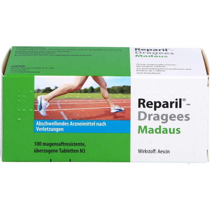 Reparil-Dragees Madaus 20 mg, magensaftresistente, überzogene Tablette, 100 St. Tabletten