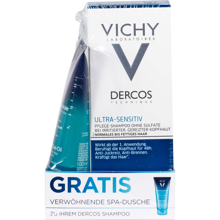 VICHY Dercos Ultra-Sensitiv Shampoo normales bis fettiges Haar, 200 ml Shampoo