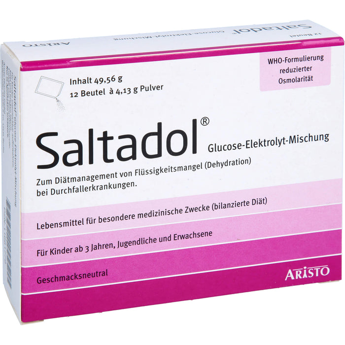 Saltadol Glucose-Elektrolyt-Mischung Pulver, 12 St. Beutel