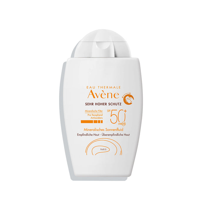 Avène Mineralisches Sonnenfluid SPF50+ ungetönt, 40 ml Lösung